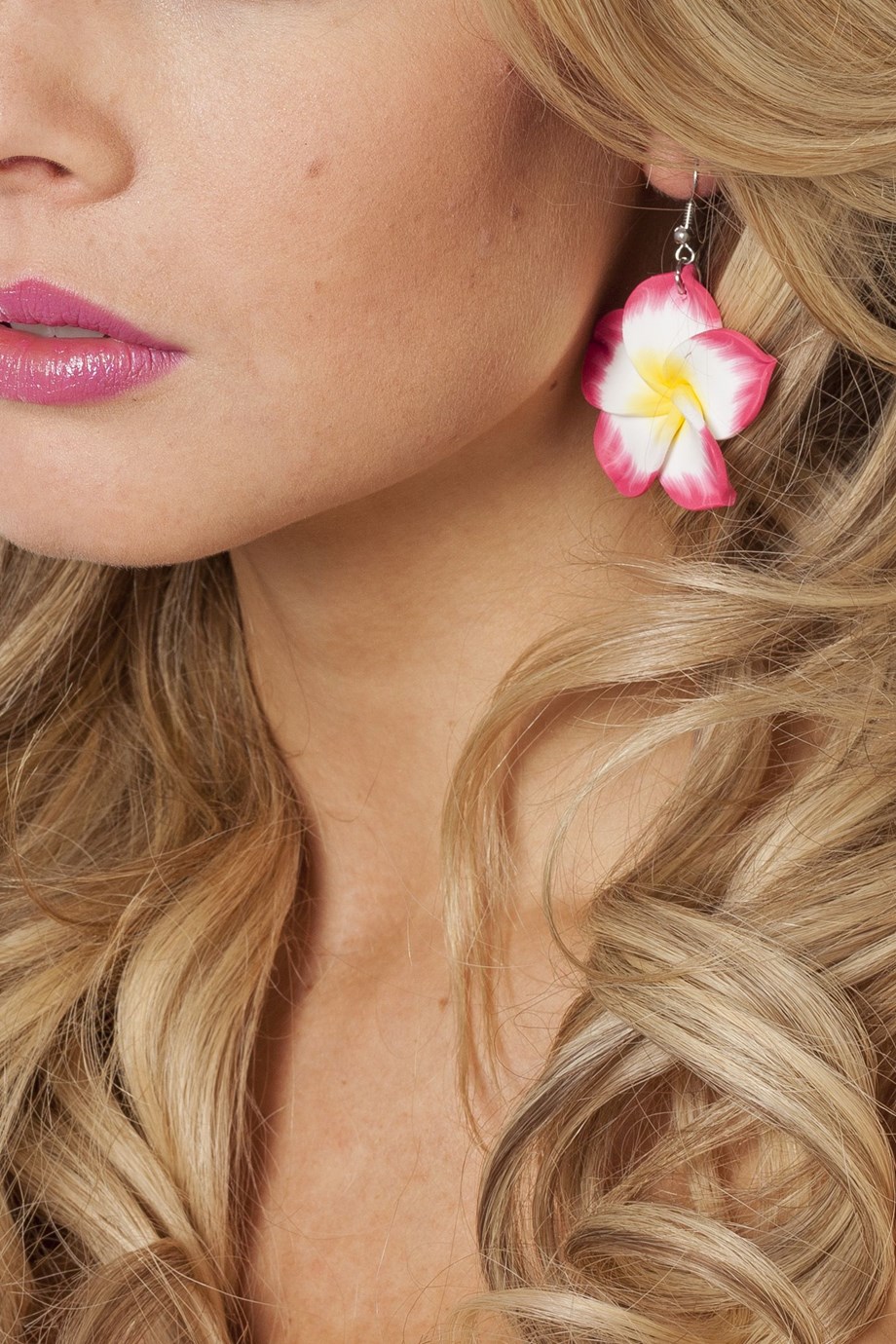 verkoop - attributen - Hawaï - Oorbellen Hawaï roze